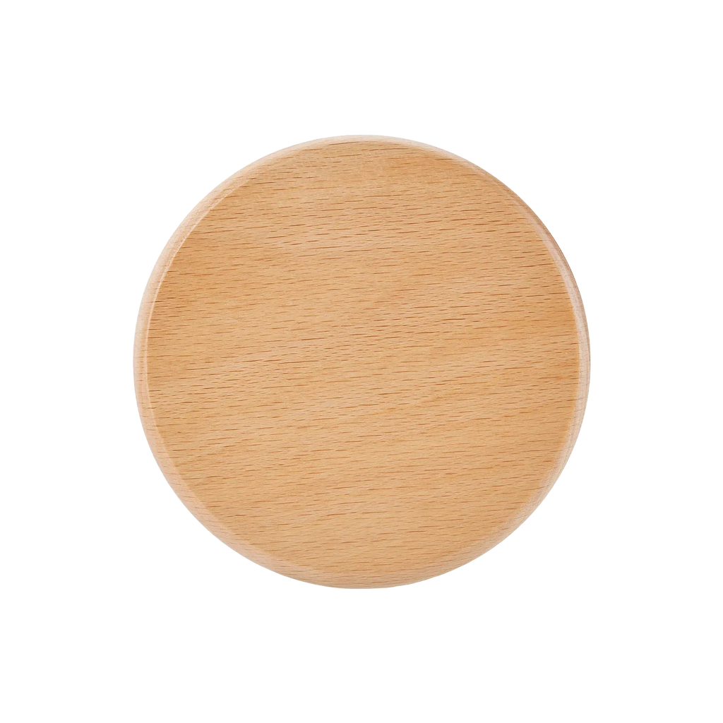 Engraved Pinewood Coasters,  Set of 4
