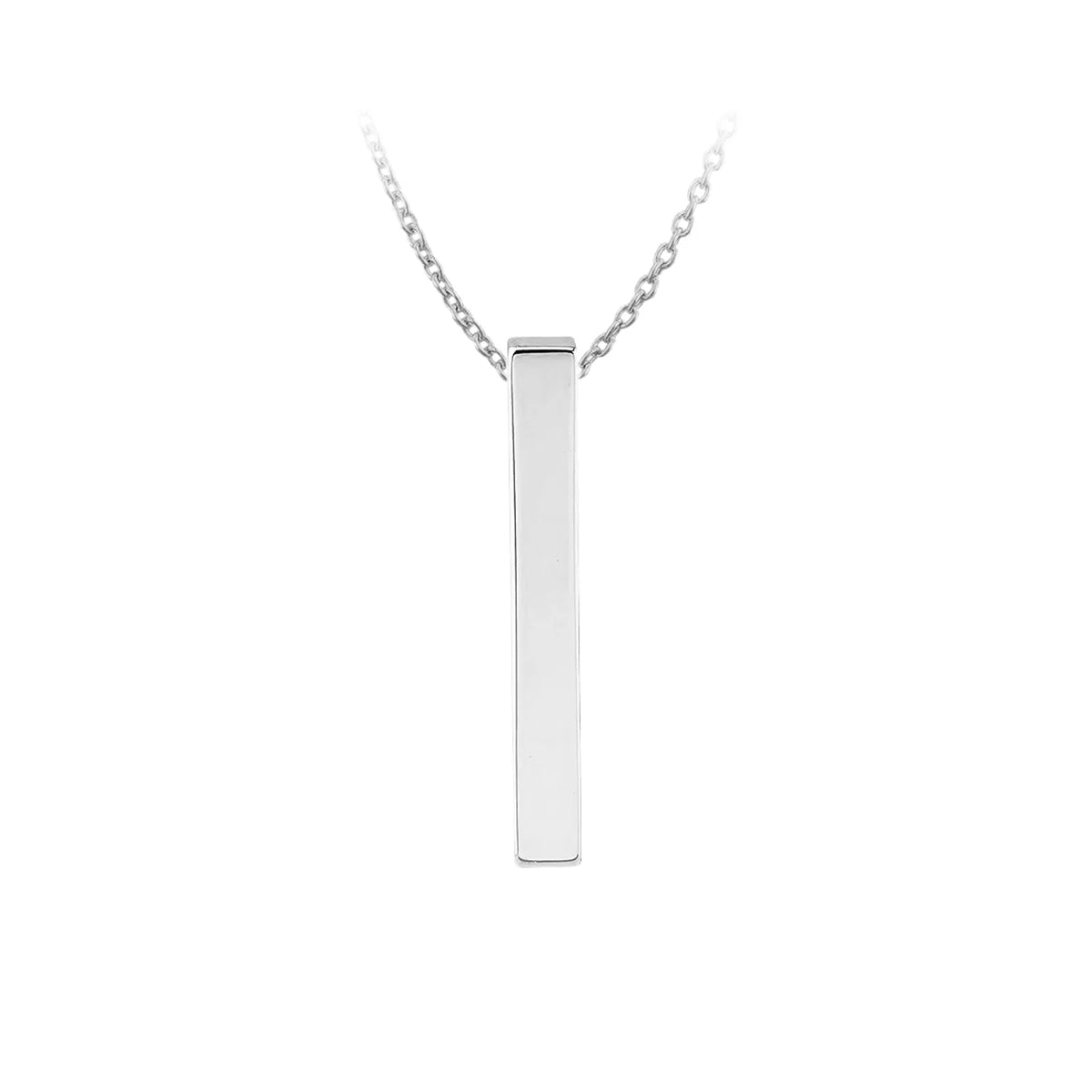 Vertical Bar Name Necklace