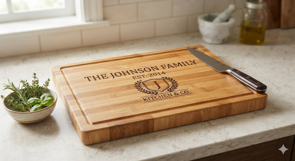 Personalized Bamboo Cutting Board