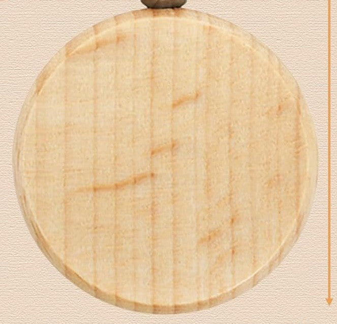 Custom Laser Engraved Wooden Keychain
